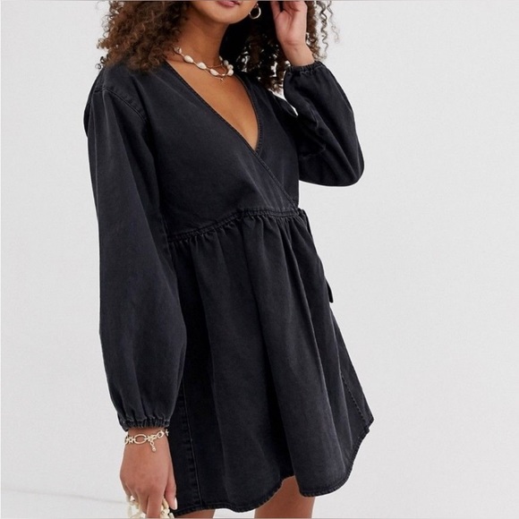ASOS Dresses & Skirts - ASOS Denim Wrap Dress
